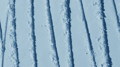 Pale Blue Powder Surface with Intersected Lines and Shadows