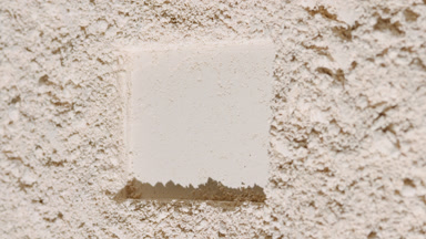 Ever-Changing Shadows on Beige Powder Surface