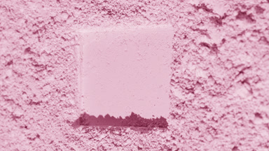 Shifting Shadows on Baby Pink Powder Surface