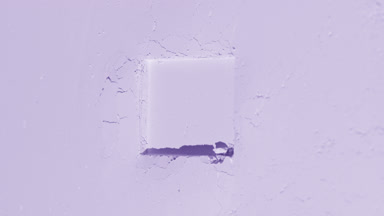 Vivid Shadows on Pastel Violet Flat Powder Surface