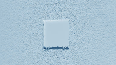 Changing Shadows on Pale Blue Smooth Powder with Rectangle