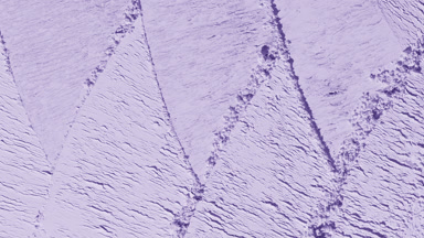 Violet Powder Surface with Intersecting Knife Trails