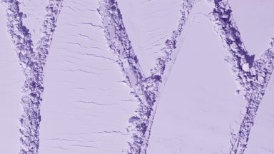 Violet Powder Surface with Crossed Knife Strokes