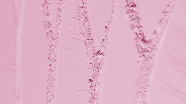 Rose-Colored Powder Surface with Intersecting Textures