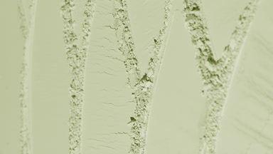 Pale Green Powder Surface with Crossed Knife Trails